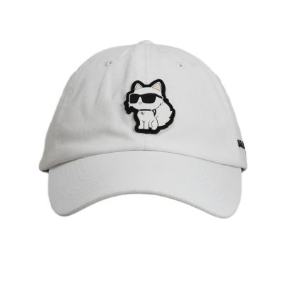 2. Karl Lagerfeld Paris Choupette Strapback Cap White – L5WH7944 wht