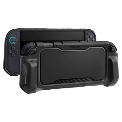 3. Spigen Rugged Armor Case for Nintendo Switch 2 - Matte Black