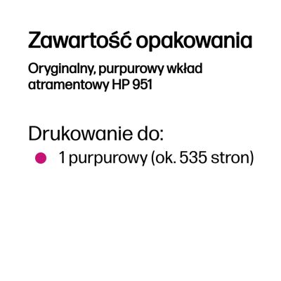 14. HP Original Magenta Ink Cartridge 951