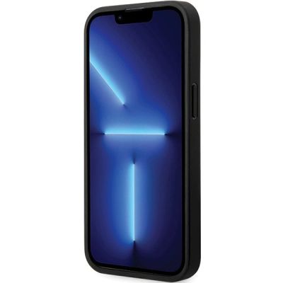 5. BMW Leather Carbon Case for iPhone 13 Pro Max - Black