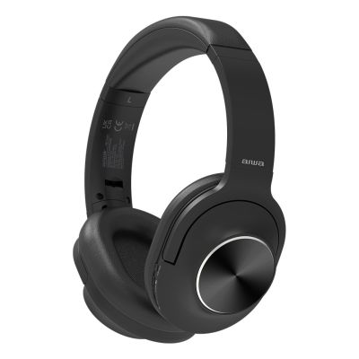 Aiwa HST-220BT Headphones/Headset Wired & Wireless Headband Calls/Music USB Type-C Bluetooth Black