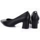 4. Women's black Sergio Leone PB413 pointed toe pumps
