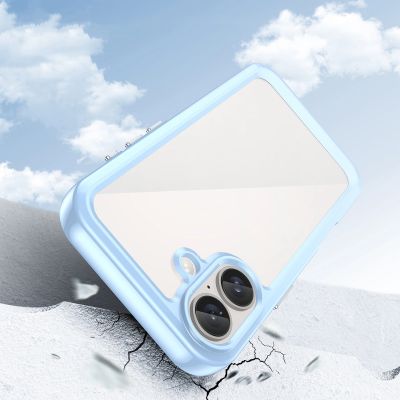 3. Outer Space Case with Gel Frame for iPhone 16 Plus - Blue