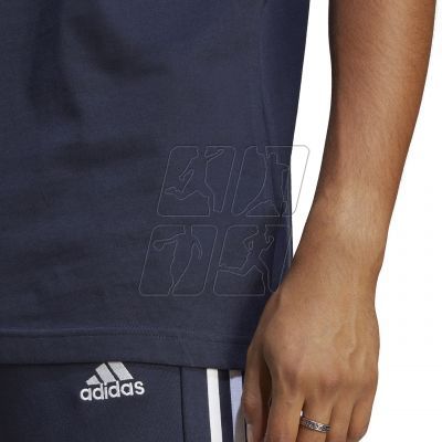 7. adidas Essentials Single Jersey 3-Stripes Tee M IC9335