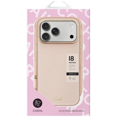 5. Uniq Coehl Mirelle Magnetic Charging Case for iPhone 18 Pro Max / 17 Pro Max - Pink