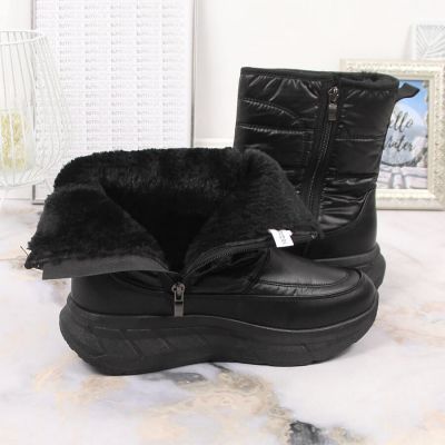 9. Filippo W PAW396B insulated sports snow boots with zipper