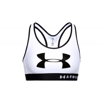 4. Under Armour Mid Keyhole Graphic Bra W 1344333-100