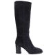 2. Grey Leather Heeled Women’s Boots Vinceza 67049