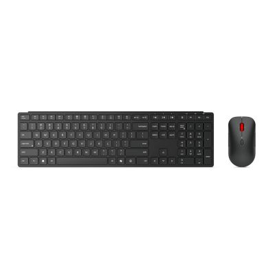 Lenovo 4X31S04848 Keyboard Mouse Included Office RF Wireless + Bluetooth Belgian Black