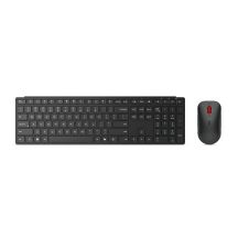 Lenovo 4X31S04848 Keyboard Mouse Included Office RF Wireless + Bluetooth Belgian Black