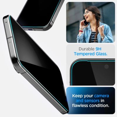 8. Spigen Glas.TR "Ez Fit" Privacy HD 2-pack privacy glass for Google Pixel 9 / 9 Pro