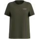 Women’s short-sleeve ODLO T-shirt crew neck s/s COTTON BLEND UNLIMITED, green