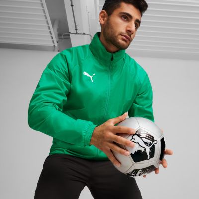10. Puma Team Goal All Weather Men's Jacket Green 659038 05