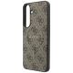 6. Guess Embossed 4G Ring Classic Logo MagSafe Case for Samsung Galaxy S26 FE – Brown