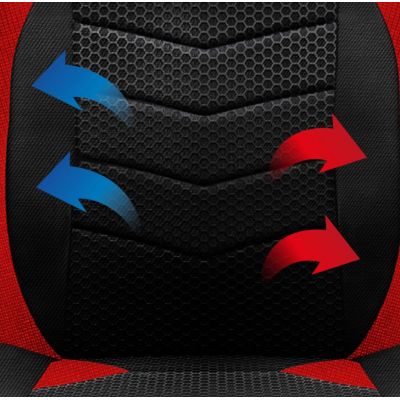 9. Huzaro FORCE 2.5 Red Mesh Gaming Chair