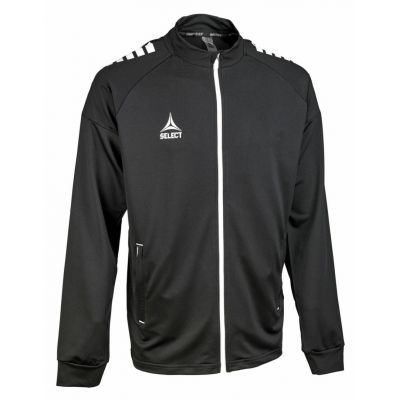 SELECT Spain v25 black full-zip football training sweatshirt
