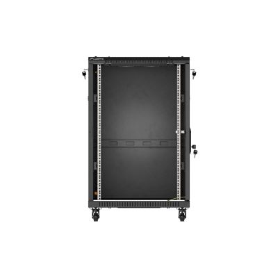 21. LANBERG FLOOR CABINET 19" 18U 600X600 BLACK