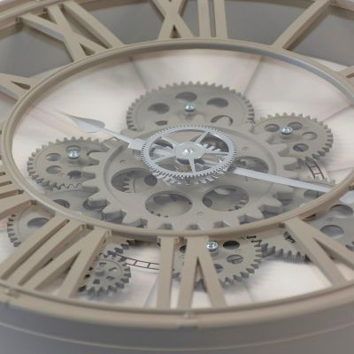 10. WALL CLOCK ROTARY MECHANISM 38CM CAPPUCCINO