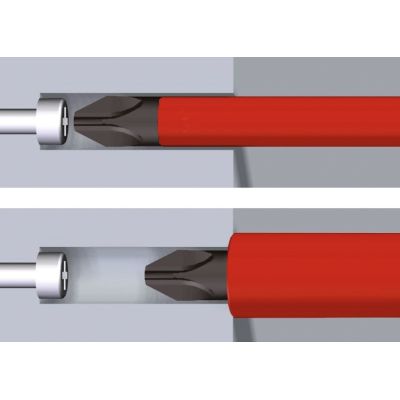 9. Liftup Electric screwdriver with bit magazine, flat, Pozidriv