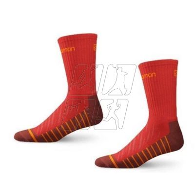 Salomon Life socks 2-pack 16023-RED/ORANGE