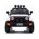 Battery Operated Car Jeep BRD-7588 LED Lights MP3 Remote Control White 4x4