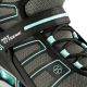 8. NILS Extreme NA14217 roller skates black and mint size 45