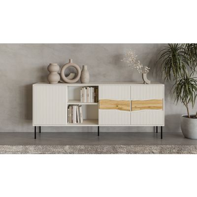 4. INSERTO 3D1W chest of drawers 190x40x80 cashmere + LED