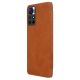4. Nillkin Qin Case Case for Xiaomi Redmi Note 11T 5G / Note 11S 5G / Note 11 5G (China) / Poco M4 Pro 5G Camera Cover Holster Cover Flip Case Brown