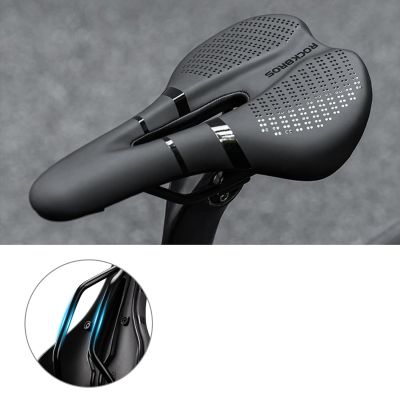 5. Rockbros 8182 city bicycle saddle, comfortable, anatomical - black