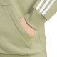 5. adidas Essentials 3-Stripes Full-Zip Fleece Sweatshirt W JP2352