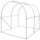 26. GREENHOUSE GARDEN TUNNEL 200x200x200CM PE STRUCTURE WHITE STEEL