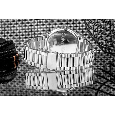 7. CALVIN KLEIN Iconic Bracelet Men's Watch 25200036 + BOX