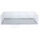 9. Indoor run, for guinea pigs/rabbits, white, 140 x 35 x 70 cm