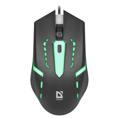 3. Defender Flash Wired Mouse MB-600L OPTIC LED 1200 DPI 4P 52600