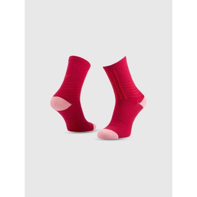 Women's long trekking socks 4F 4FRSS26UFSOF356-91S
