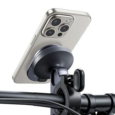 6. Baseus PrimeTrip Handlebar Smartphone Bike Holder - Black