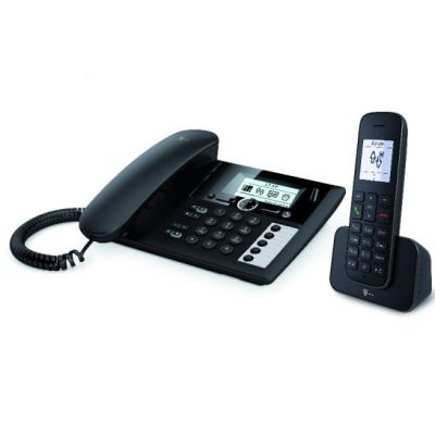 3. Telekom Sinus PA 207 Plus 1 Analog/DECT Telephone Caller Name and Identification Black