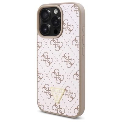 2. Guess New 4G Triangle Case for iPhone 16 Pro - White