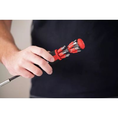 4. Magnetic screwdriver with LiftUp 25 bit magazine, assorted