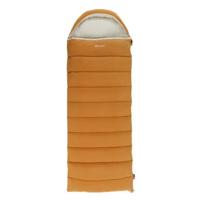 Outwell 230506 Sleeping Bag Adult Semi-Rectangular Sleeping Bag Cotton, Nylon, Polyester, Recycled Polyester Yellow
