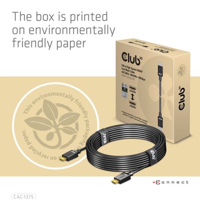 10. CLUB3D CAC-1375 HDMI Cable 5m HDMI Type A (Standard) Black
