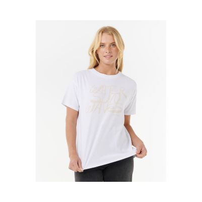 6. RIP CURL OCEANIC RELAXED TEE White T-Shirt