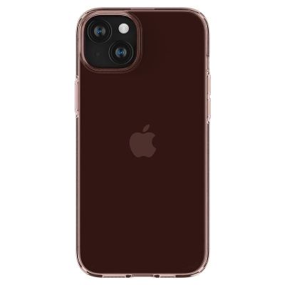 5. Spigen Crystal Flex iPhone 15 Plus Case - Pink/Transparent