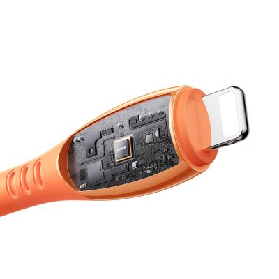 4. Joyroom S-A59 Vibrant Series 3A USB-A - Lightning cable 1.2m - orange