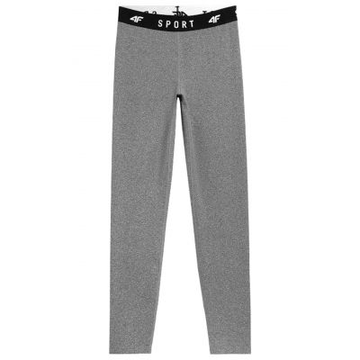 2. Trousers 4F W H4L22-SPDF 351 medium gray melange 
