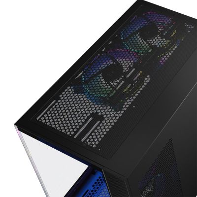 16. MODECOM VOLCANO PANORAMA APEX ARGB 5F MIDI BLACK CASE