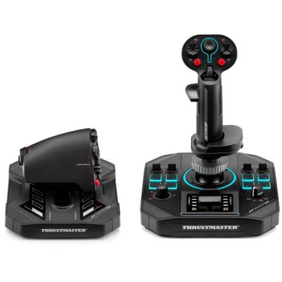 Thrustmaster Sol-R 4 HOTAS Black USB Joystick + Motor Control Lever Analog/Digital PC