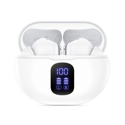 3. Tech-Protect UltraBoost TWS Pro G2 Headphones - White