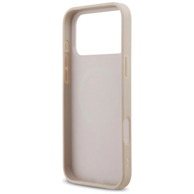 7. Guess Saffiano Classic Logo MagSafe Case for iPhone 17 Pro Max - Pink