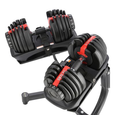 13. SR52 ADJUSTABLE DUMBBELL SET (2 PCS) + STR10 PRO HMS RACK